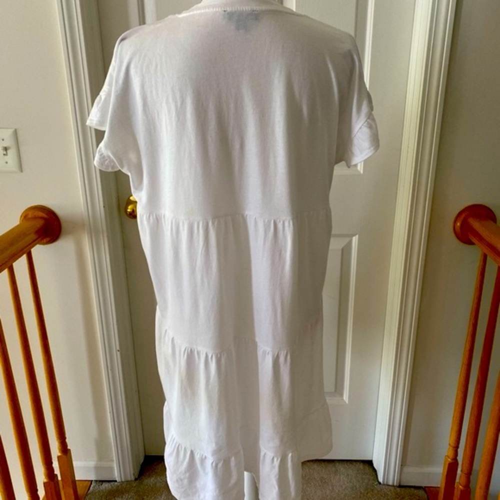 JCREW-Knit Broken-in Jersey Tiered Mini Dress - Picture 4 of 11
